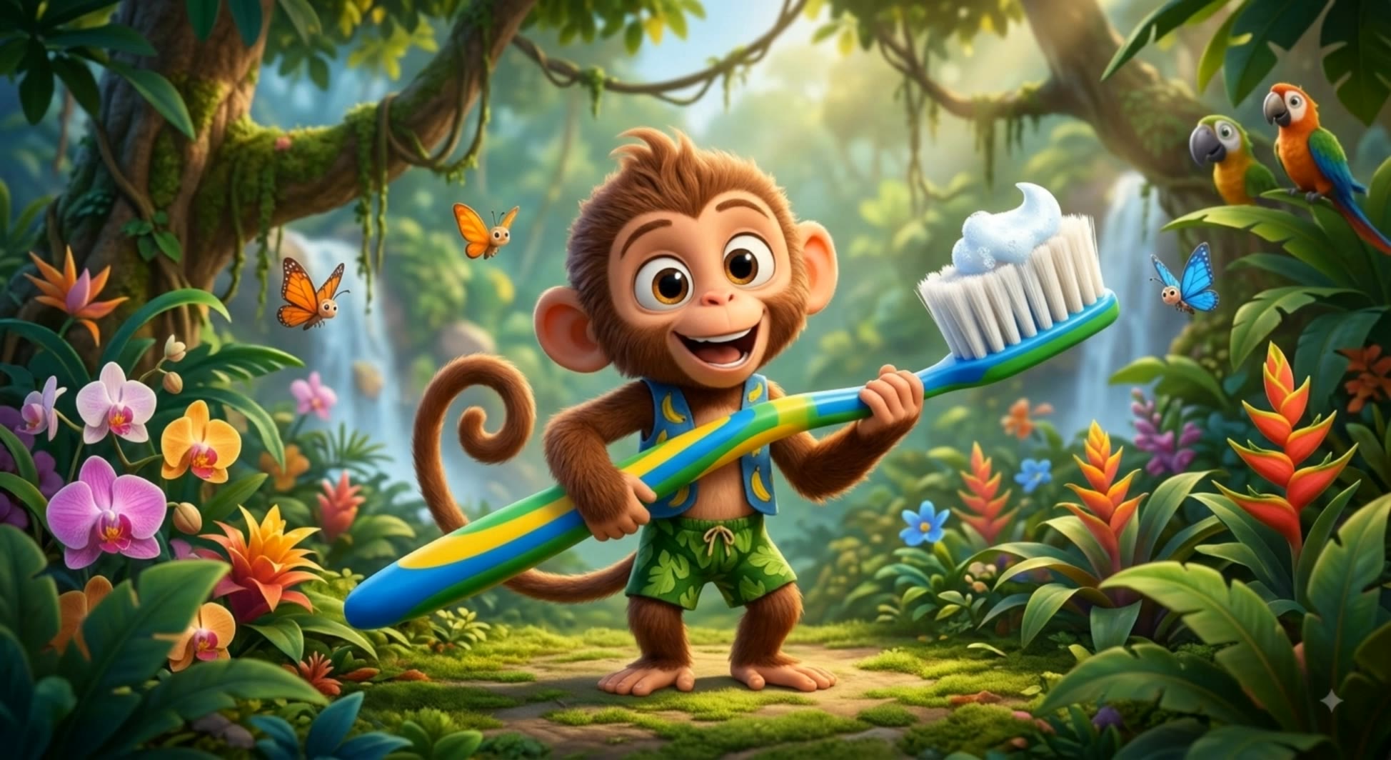 Kling AI work 319020162520135 - monkey style AI video
