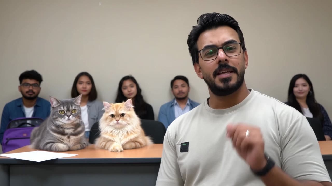 Kling AI work 313367634523843 - ai cats AI video