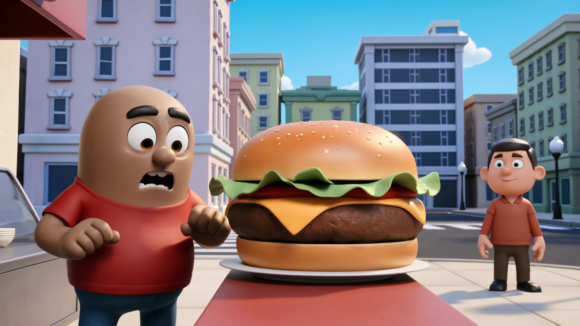 Burger part 2 - burger scene AI video