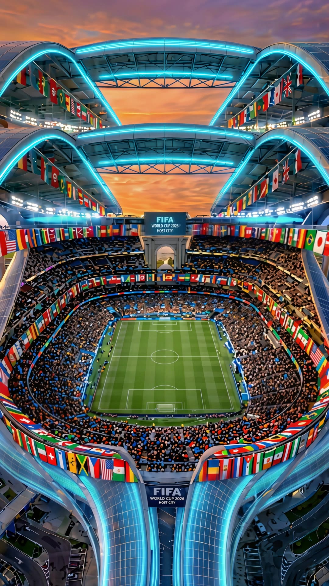 FIFA World Cup 2026 🏆⚽ Welcome - 2026 scene AI video