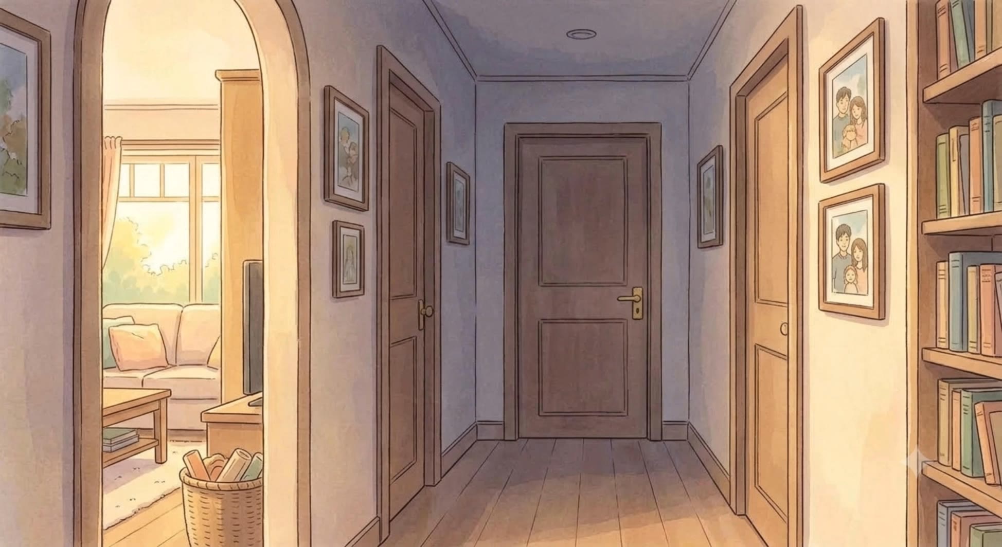 quiet hallway - best quiet generator AI video