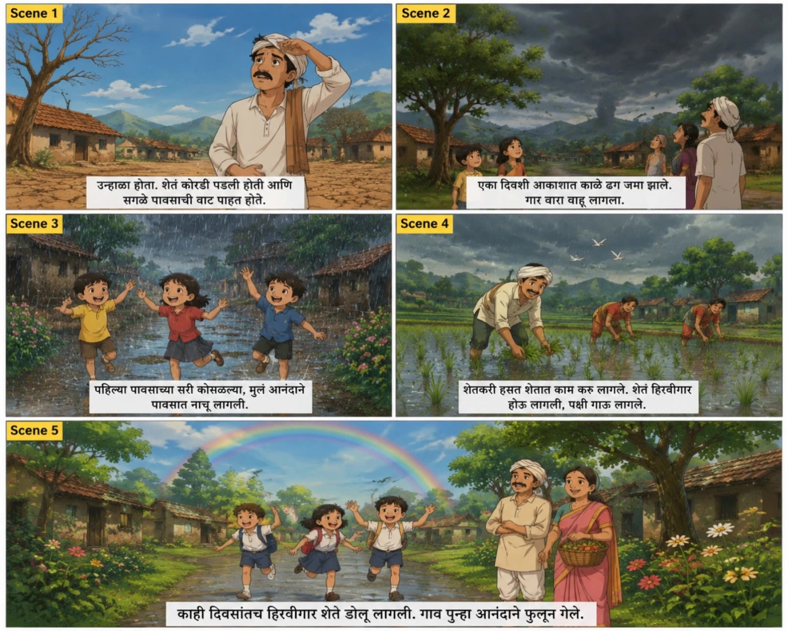 Kling AI work 312878372665616 - studio ghibli clouds AI video