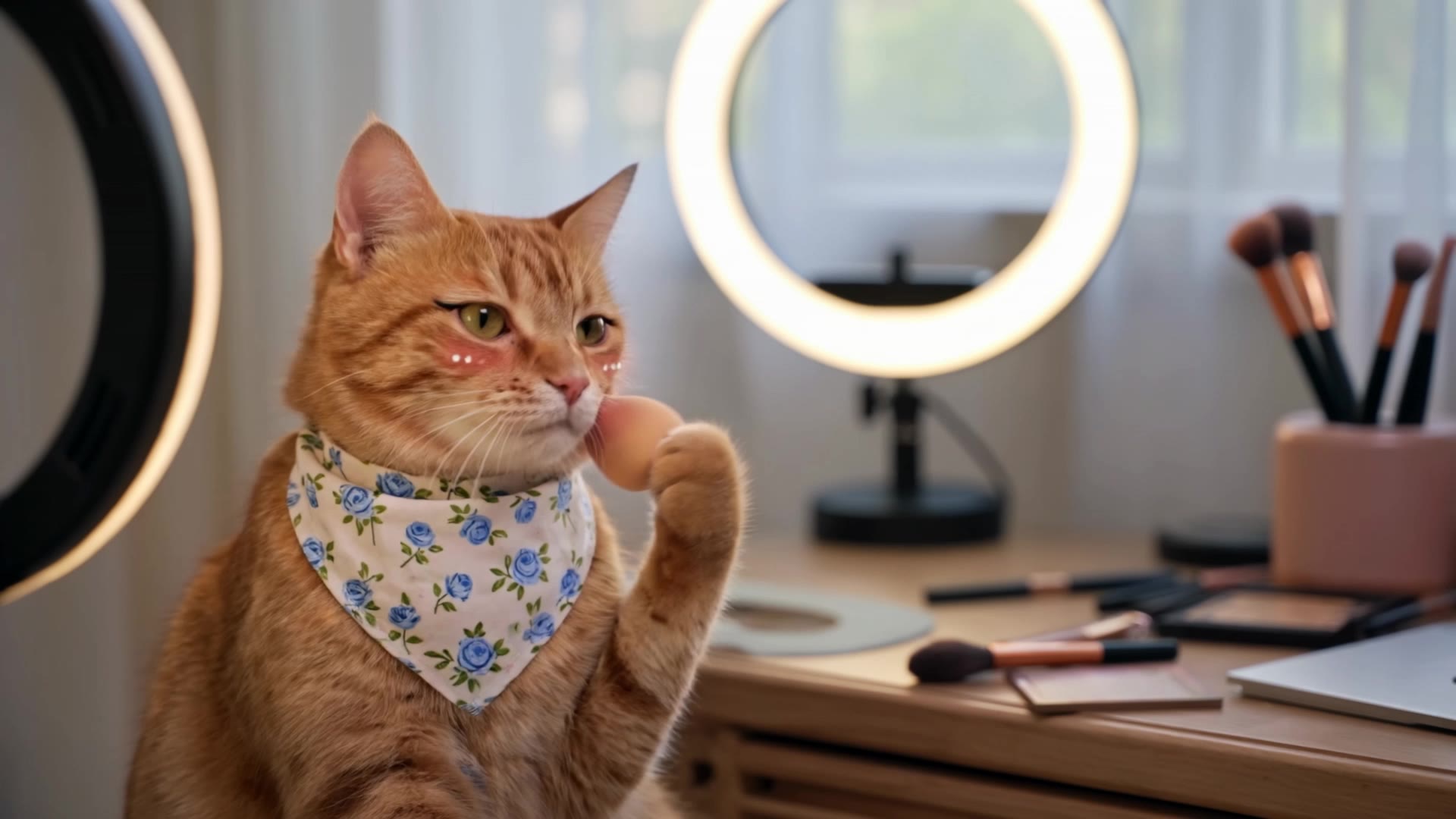 Cat the beauty Queen - ai cat video AI video