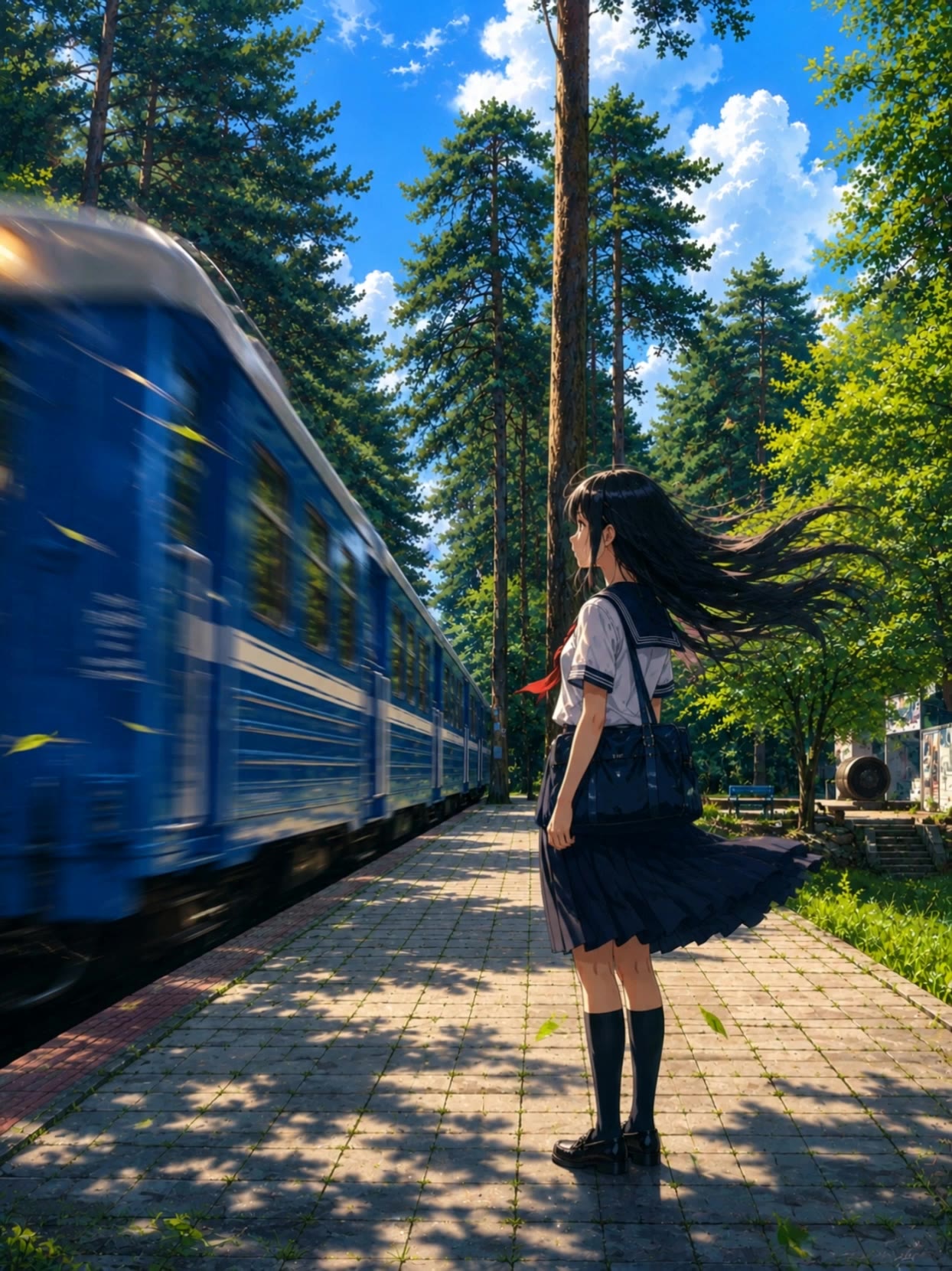 Minsk Children's Railway Anime - how do you make anime AI video