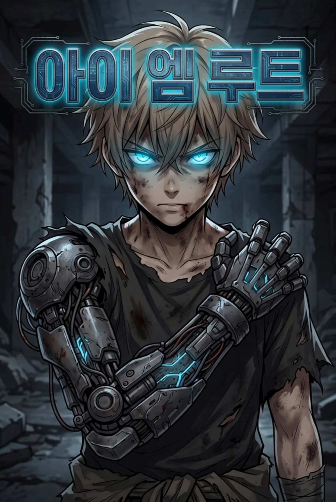 I am root - blonde anime boy AI video