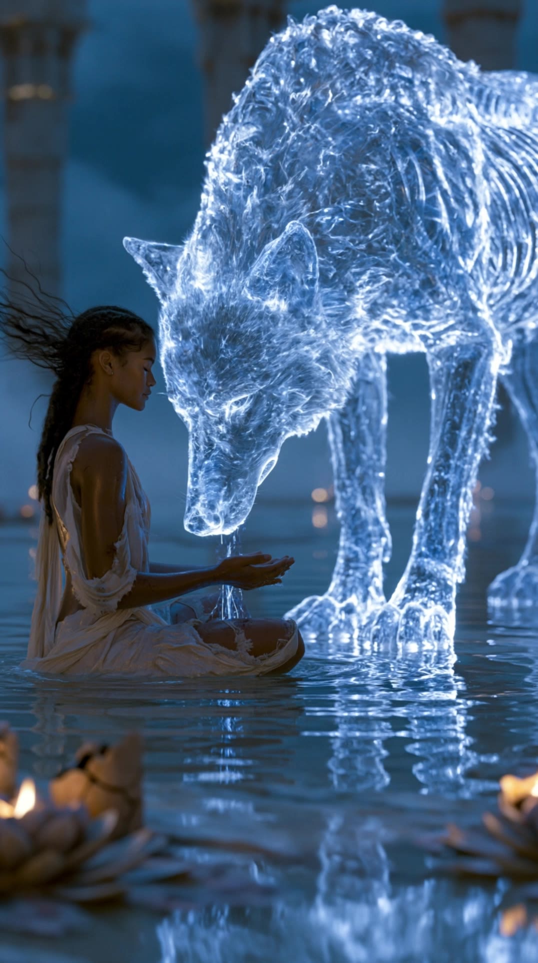 fantasy meditation - meditation desktop wallpaper AI video