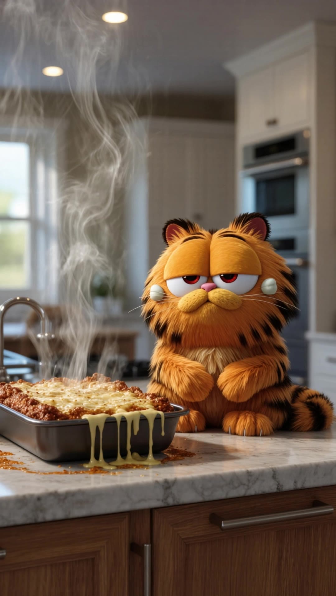 Kling AI work 298073852504052 - garfield comic generator AI video