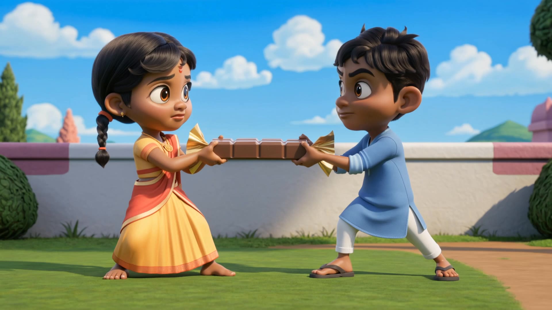 Kling AI work 318894474505705 - girl characters AI video