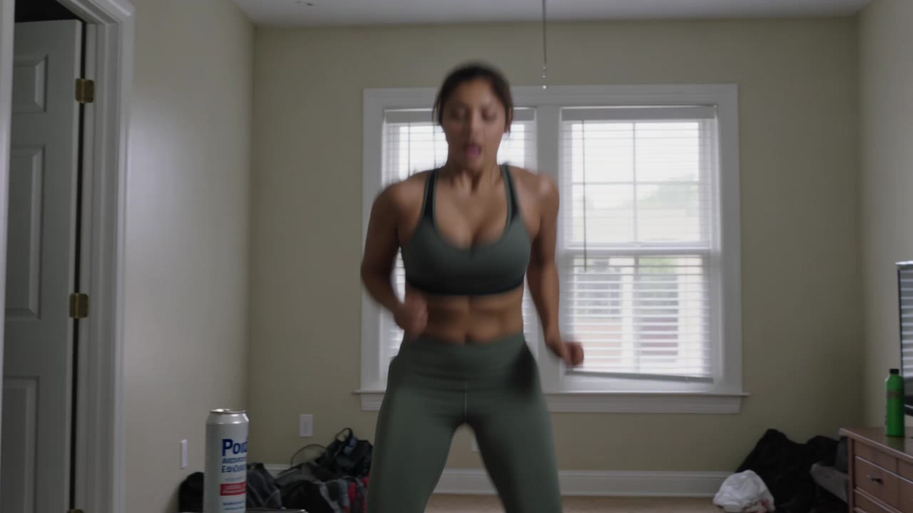 sport girl - sport ai effect AI video