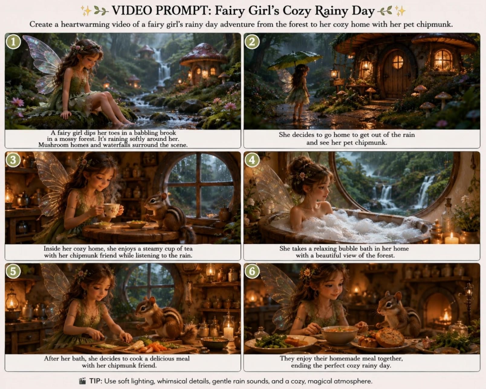 Kling AI work 314063849521951 - calming music' AI video