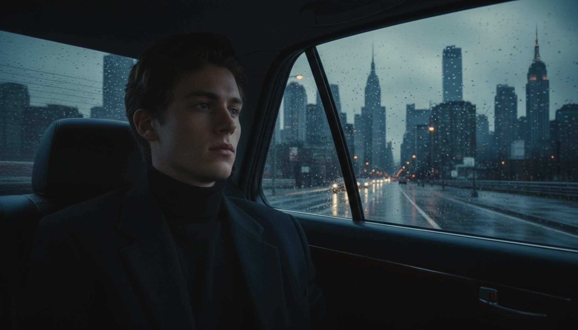 sad guy in MY cab - sad scene AI video