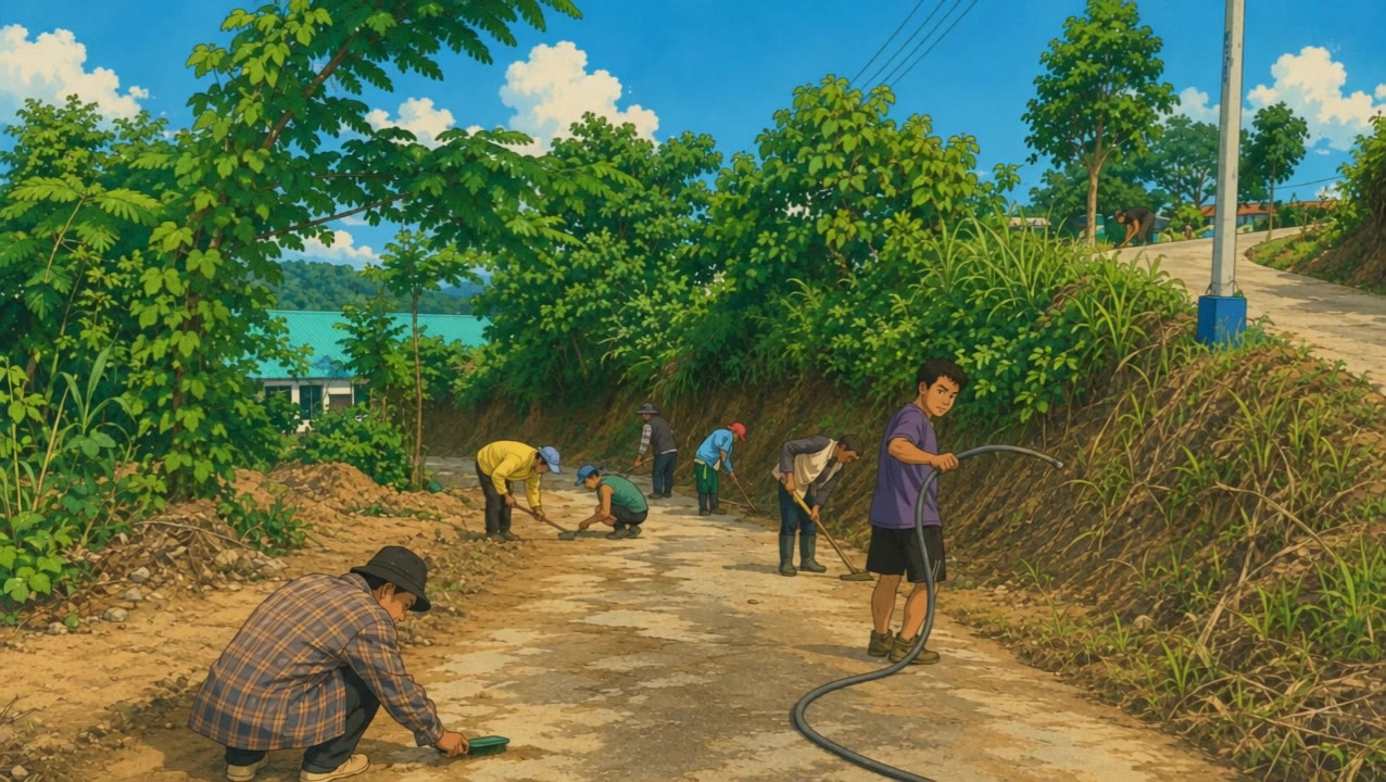 Kling AI work 312986629617353 - studio ghibli clouds AI video