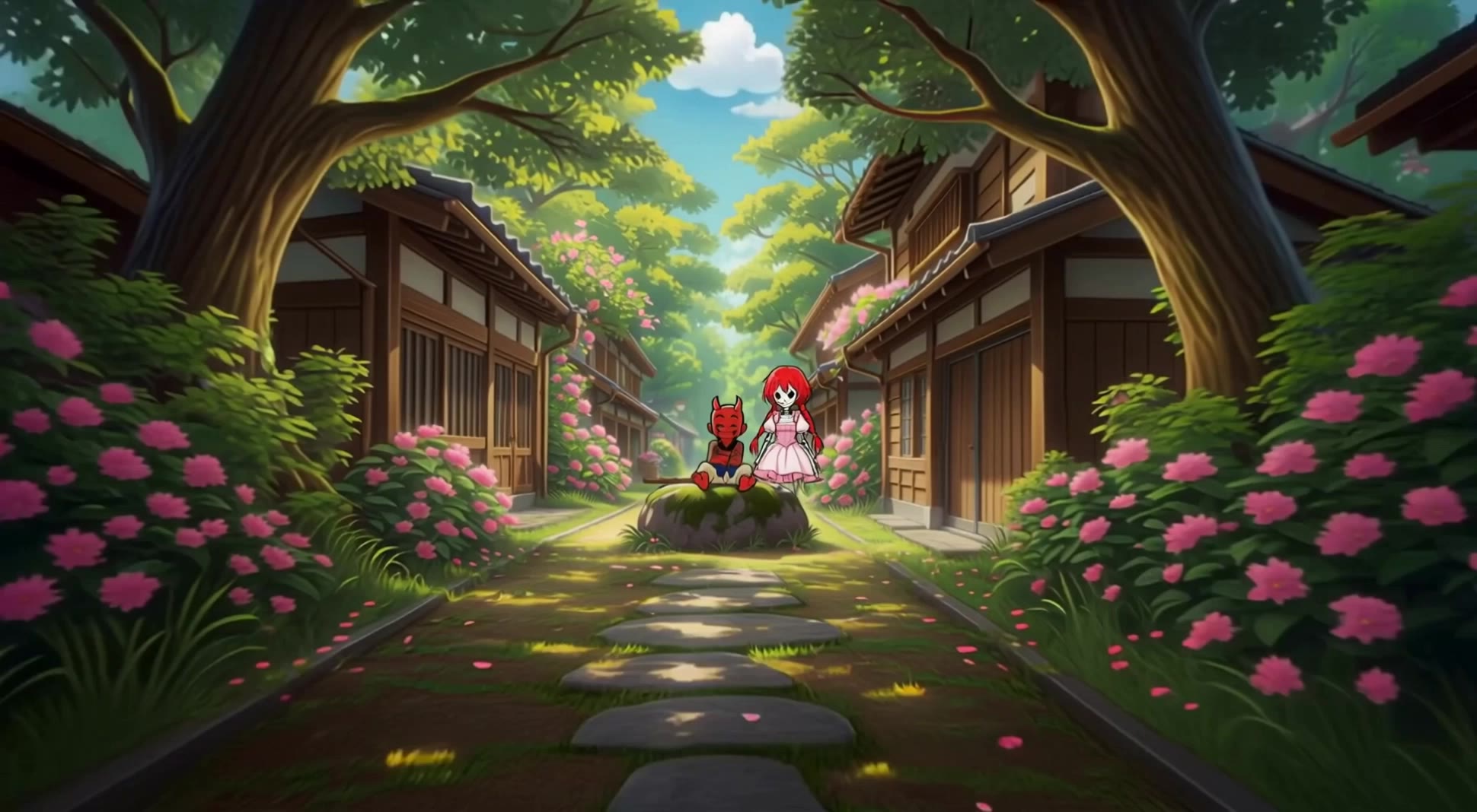 Kling AI work 299411632656368 - girl characters AI video
