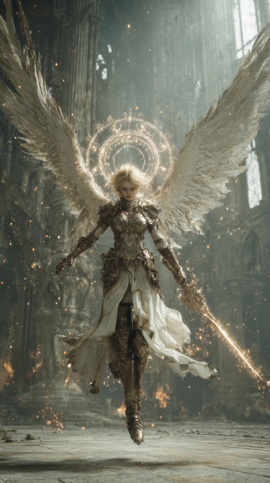 The Angel - angel youtube thumbnail AI video