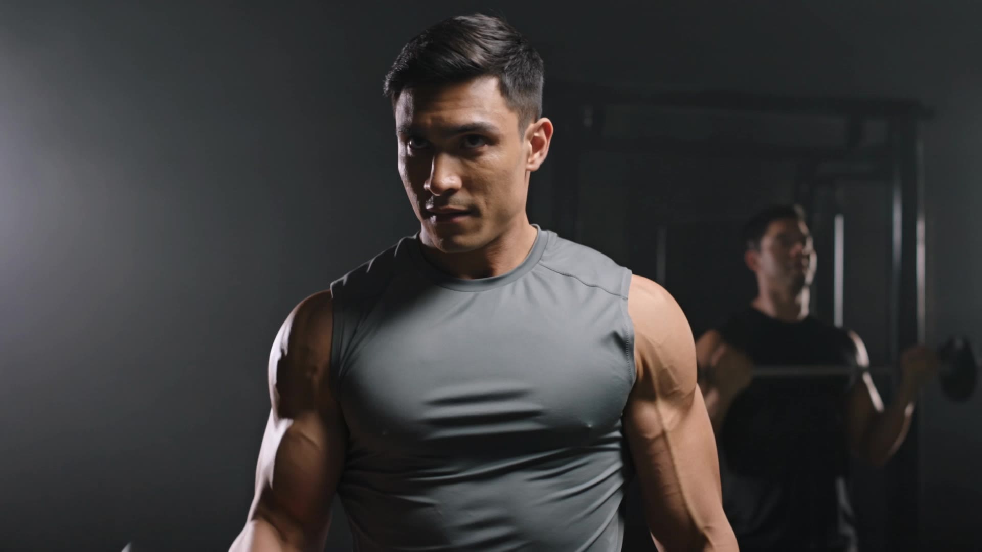 Kling AI work 313171922522660 - gym scene AI video