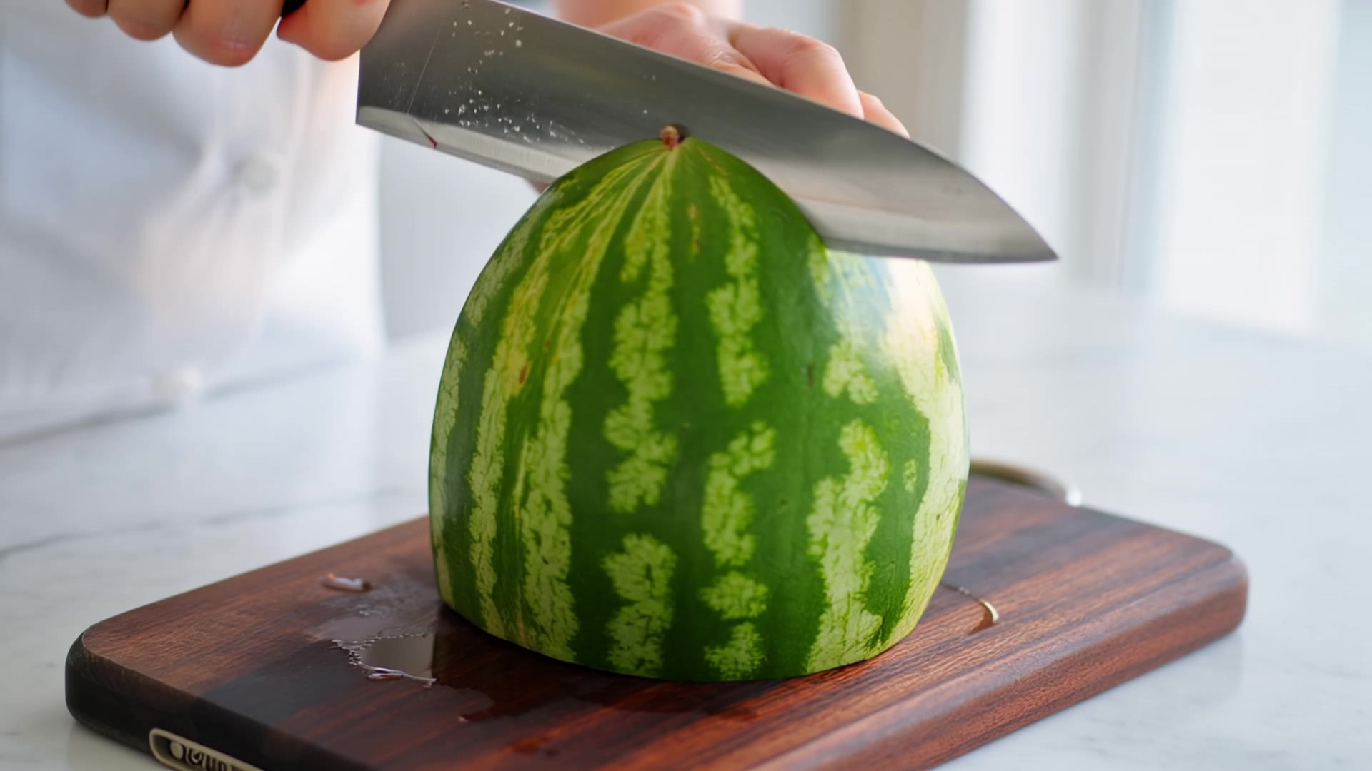 asmr water melon - asmr facial AI video