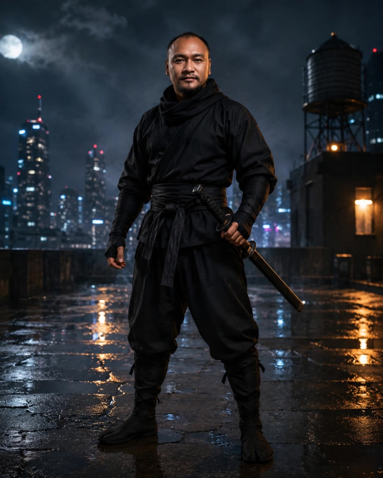 Kling AI work 318317142615604 - katana sheathed AI video