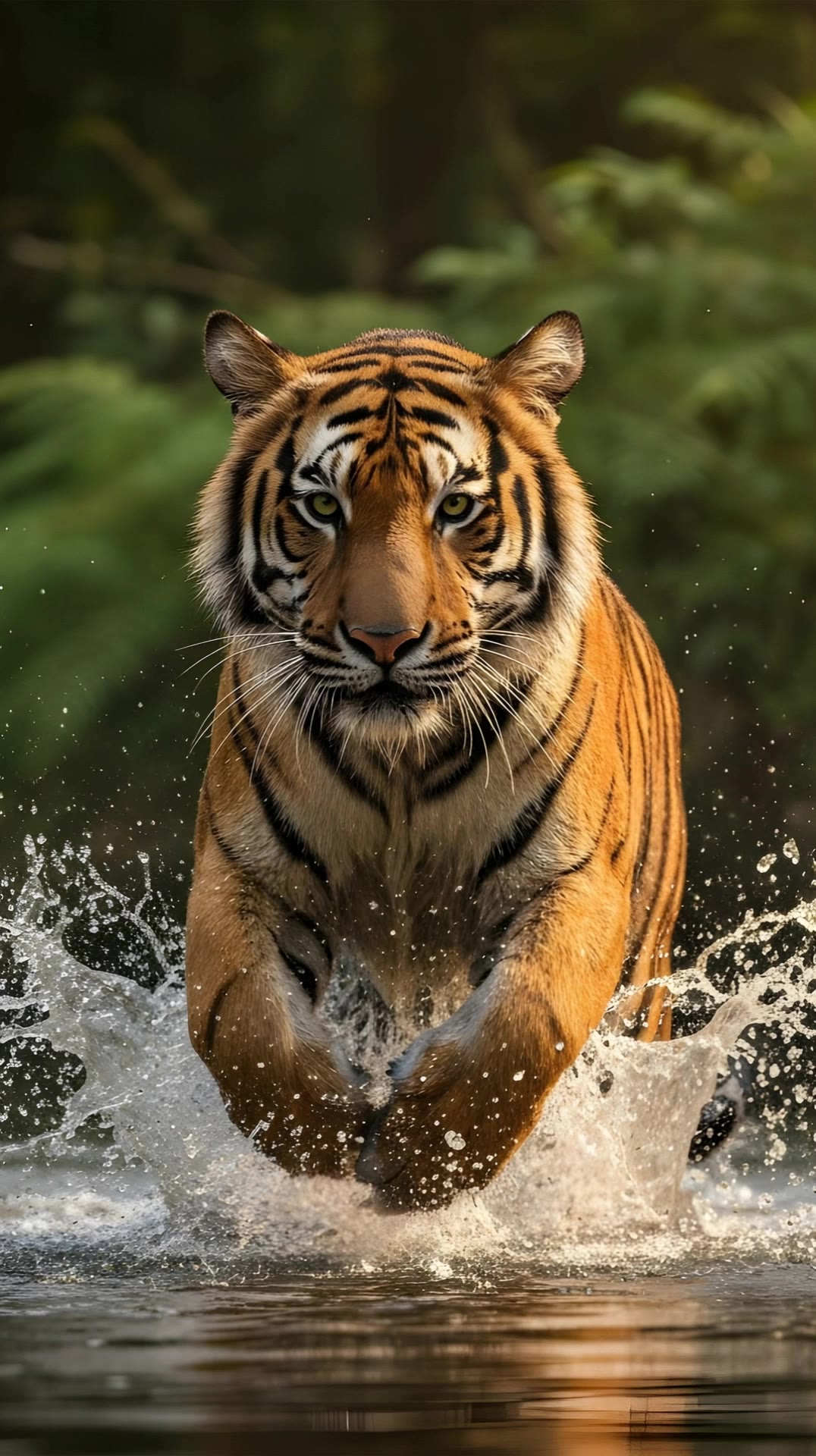 Tiger on the Prowl - tiger scene AI video