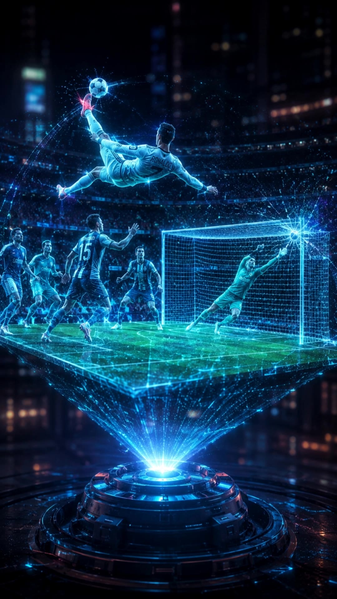 Kling AI work 315447574501399 - bicycle kick AI video