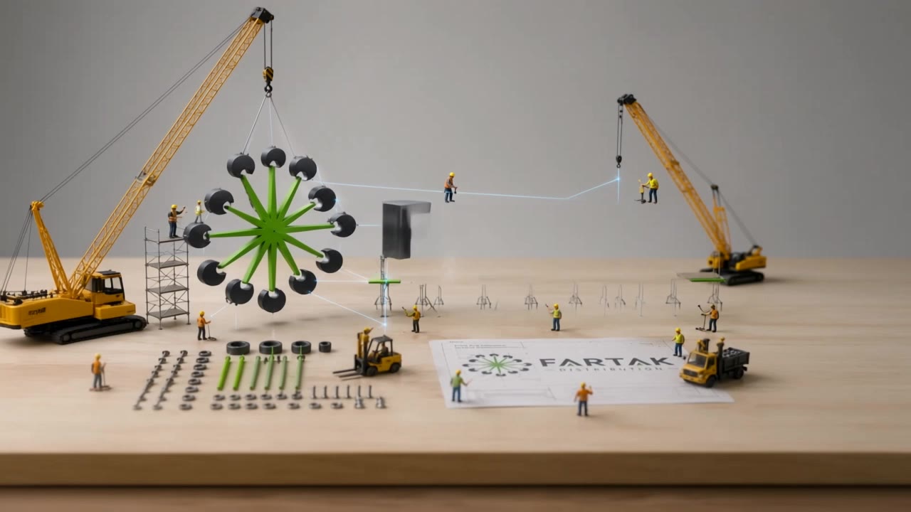 Kling AI work 318247455528355 - logo maker for construction AI video
