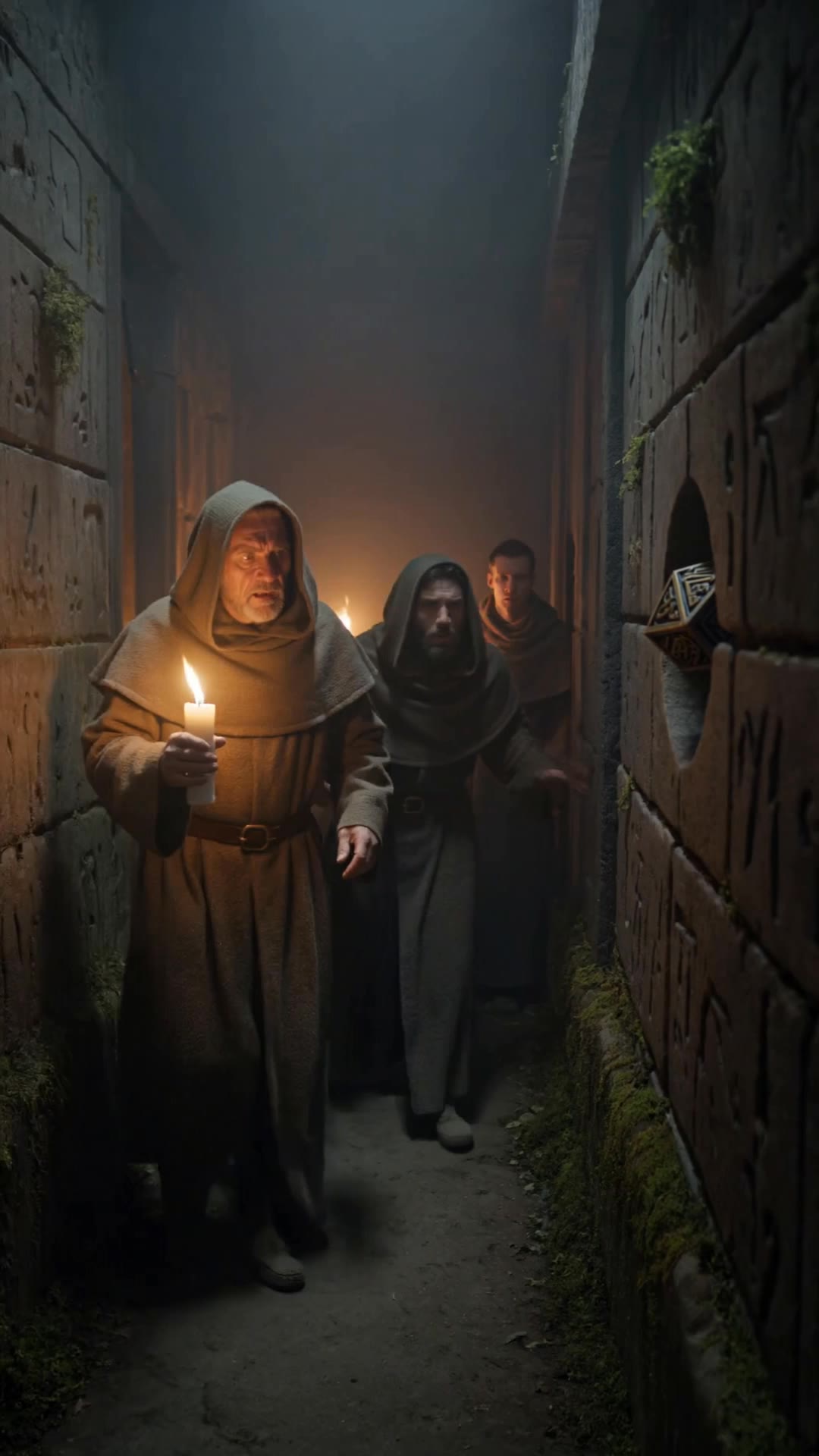 Ancient monks find something out - media monks AI video