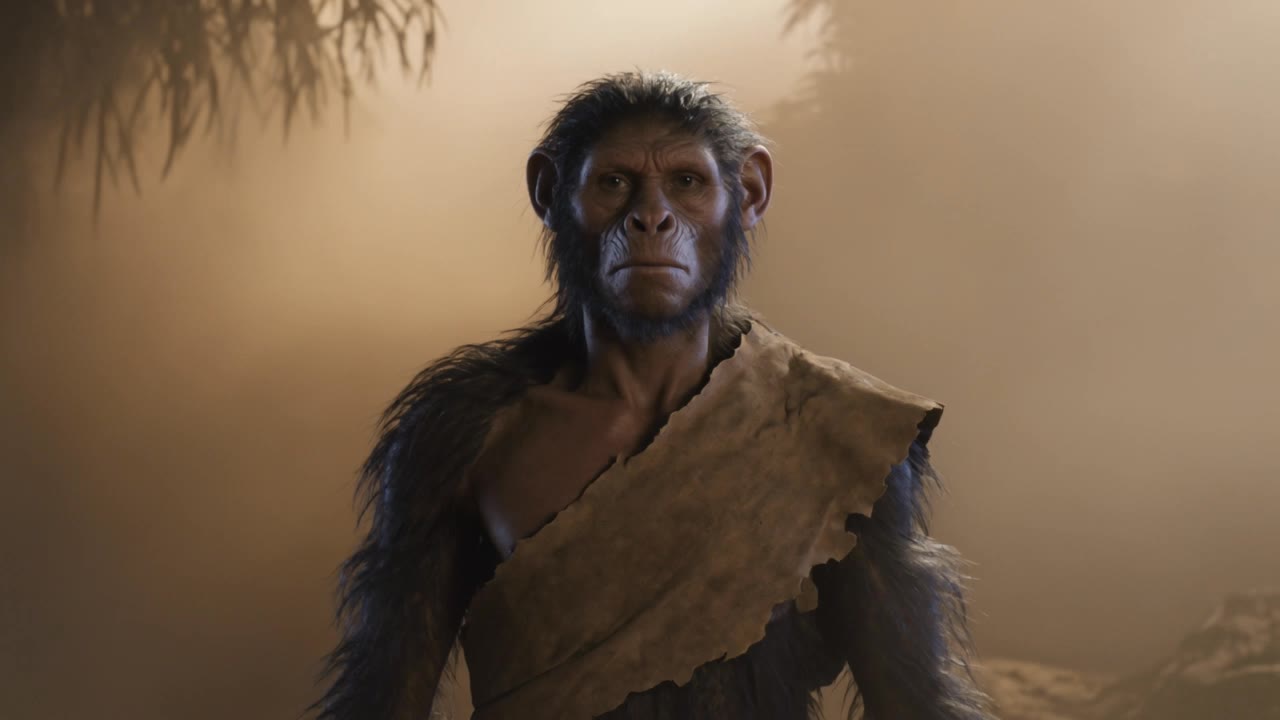 human evolution to next GEN - image gen 4 AI video
