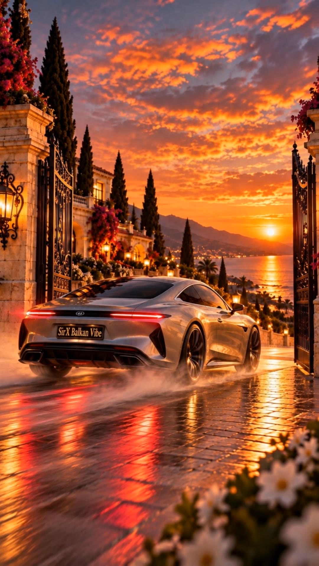 Speed super cars 🚗 - frontire speed test AI video