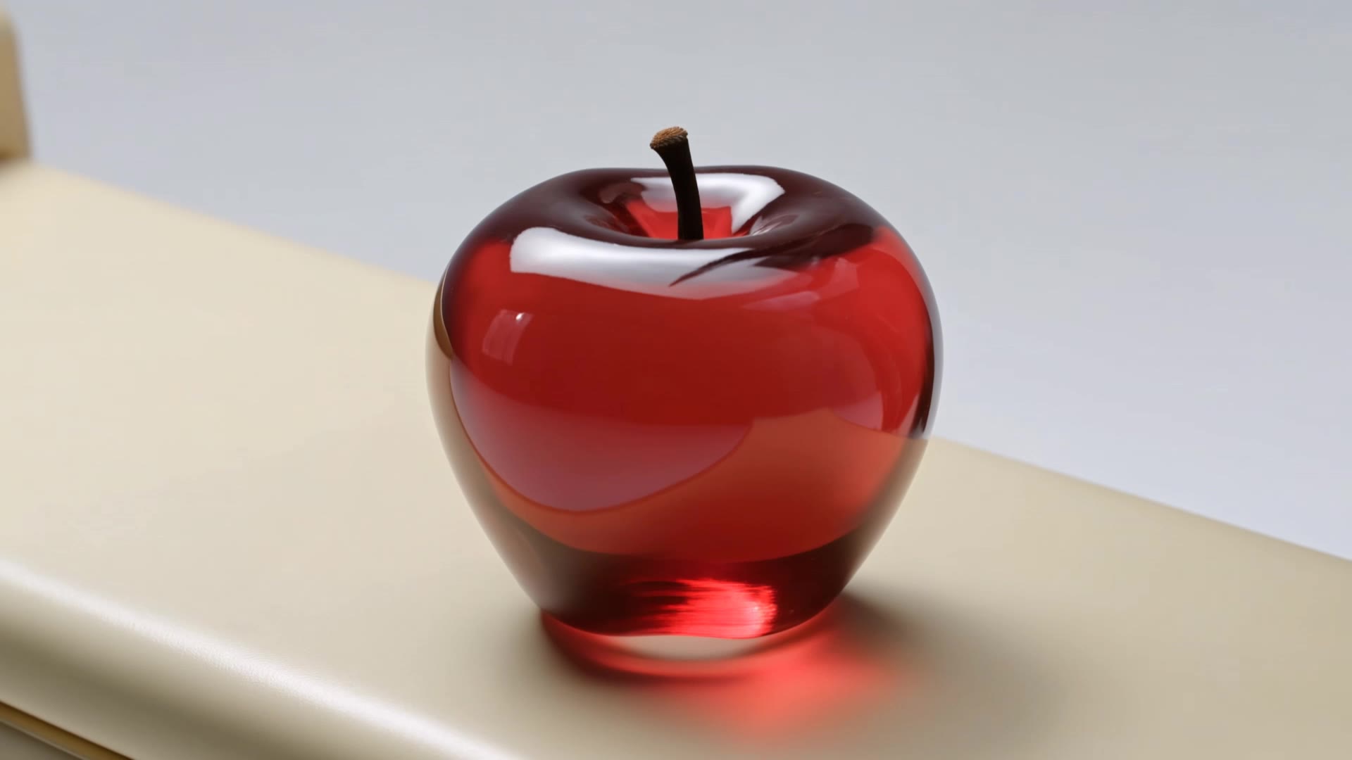 Glass fruit cutting - taper cutting hair AI video
