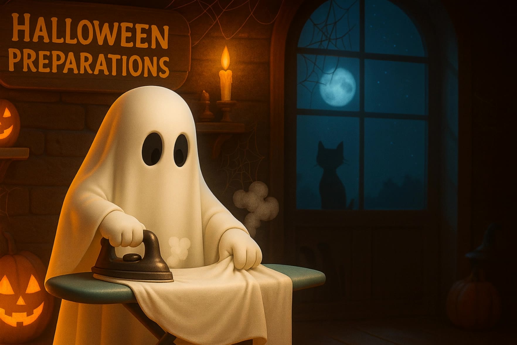 HALLOWEEN PREPARATIONS - h-a-l-l-o-w-e-e-n song AI video