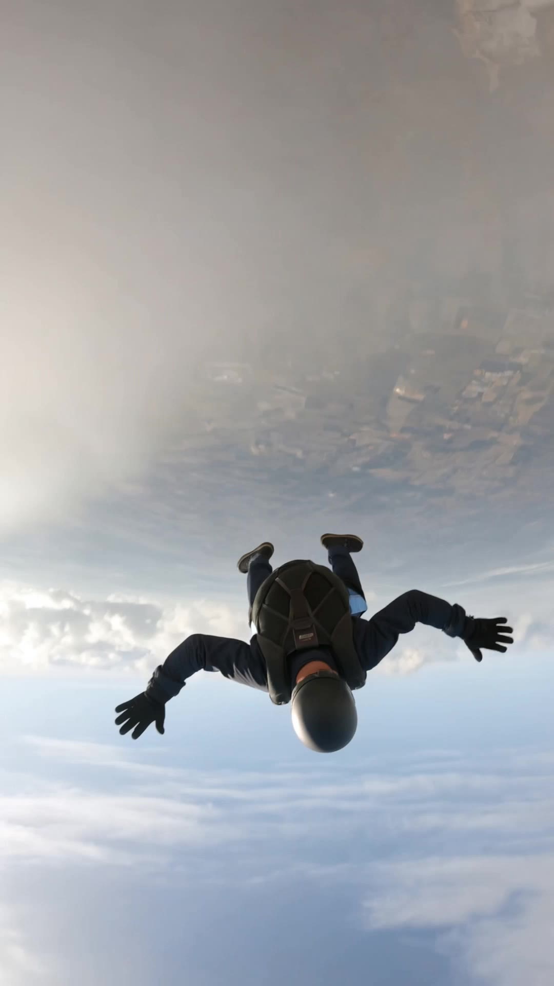 POV skydive... - pov AI video