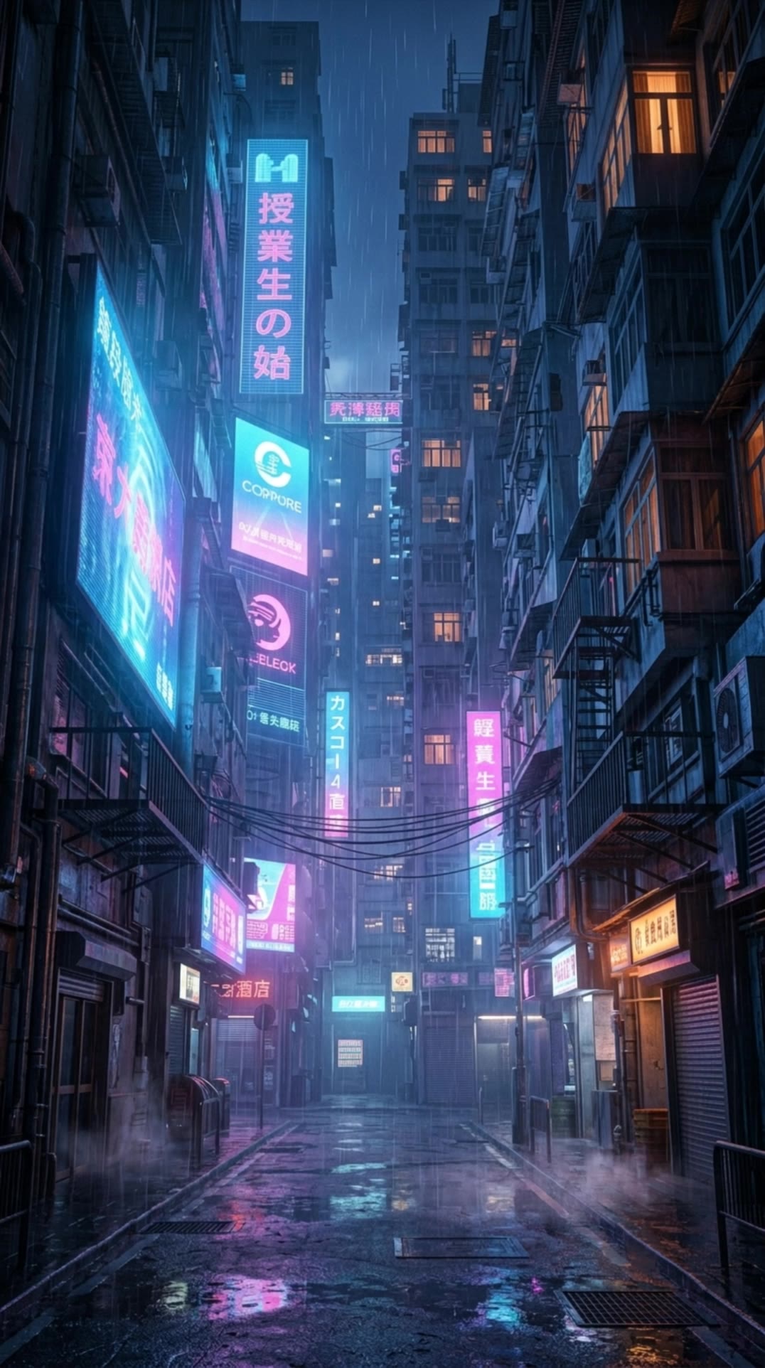 Cyberpunk city - cyberpunk wallpaper AI video