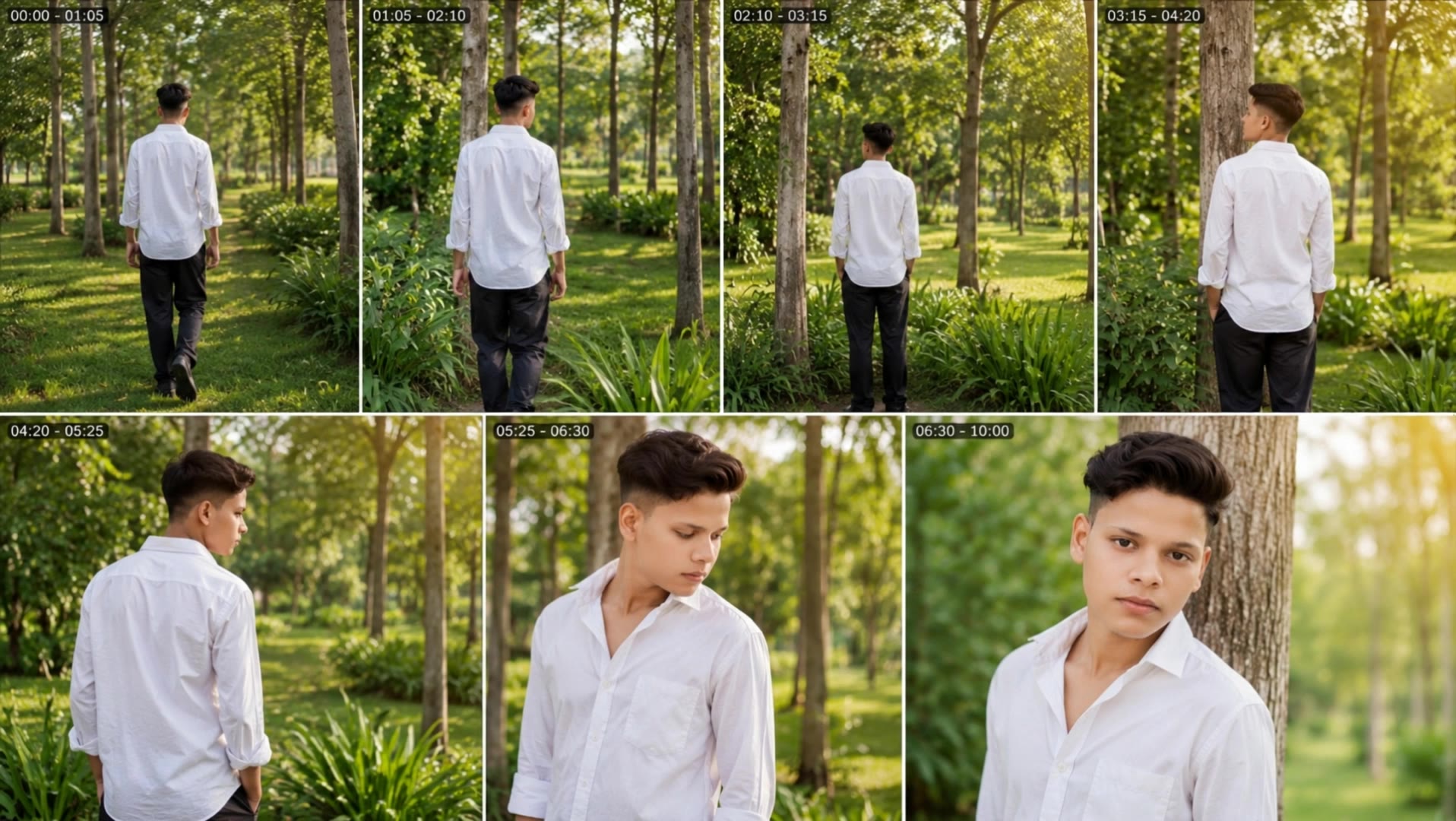 Kling AI work 317900492613860 - guess age from photo AI video