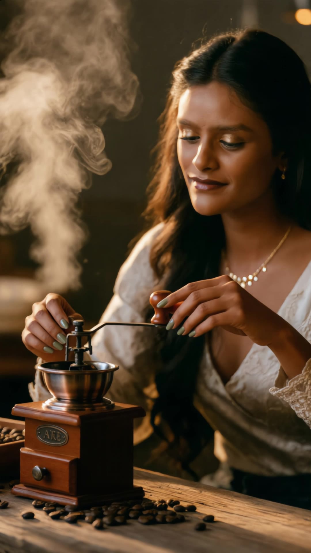 Kling AI work 310245472312298 - coffee realistic AI video
