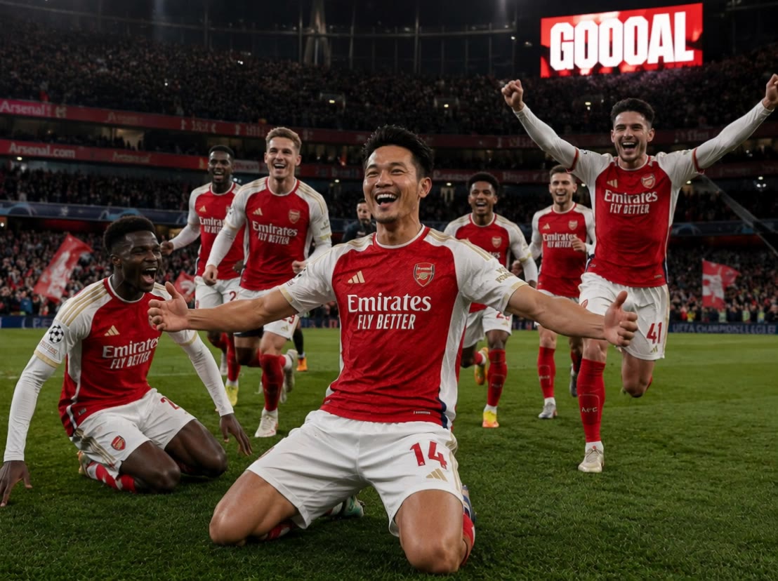Goal Celebration - trophy celebration AI video