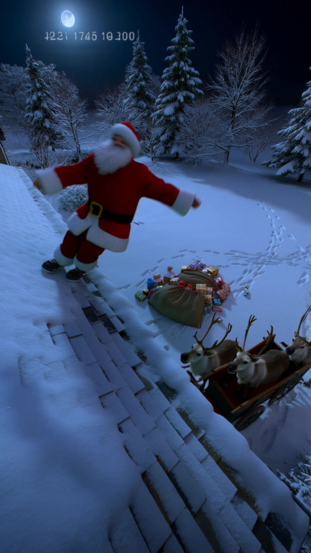 Kling AI work 297782601667531 - custom santa video AI video