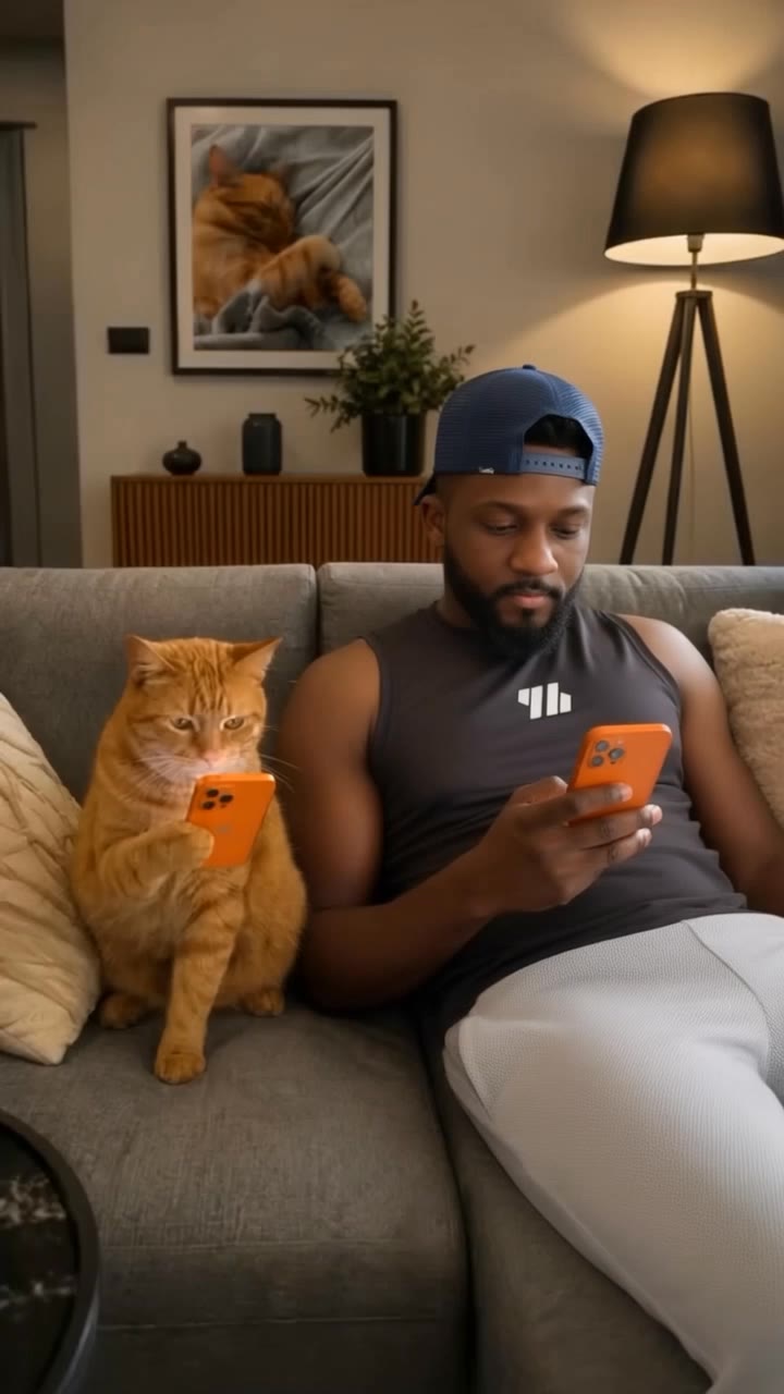 The couch swap begin - face swap picture AI video