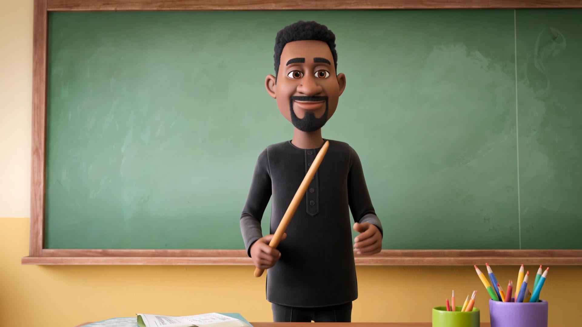 Kling AI work 315851883505747 - black male cartoon characters AI video
