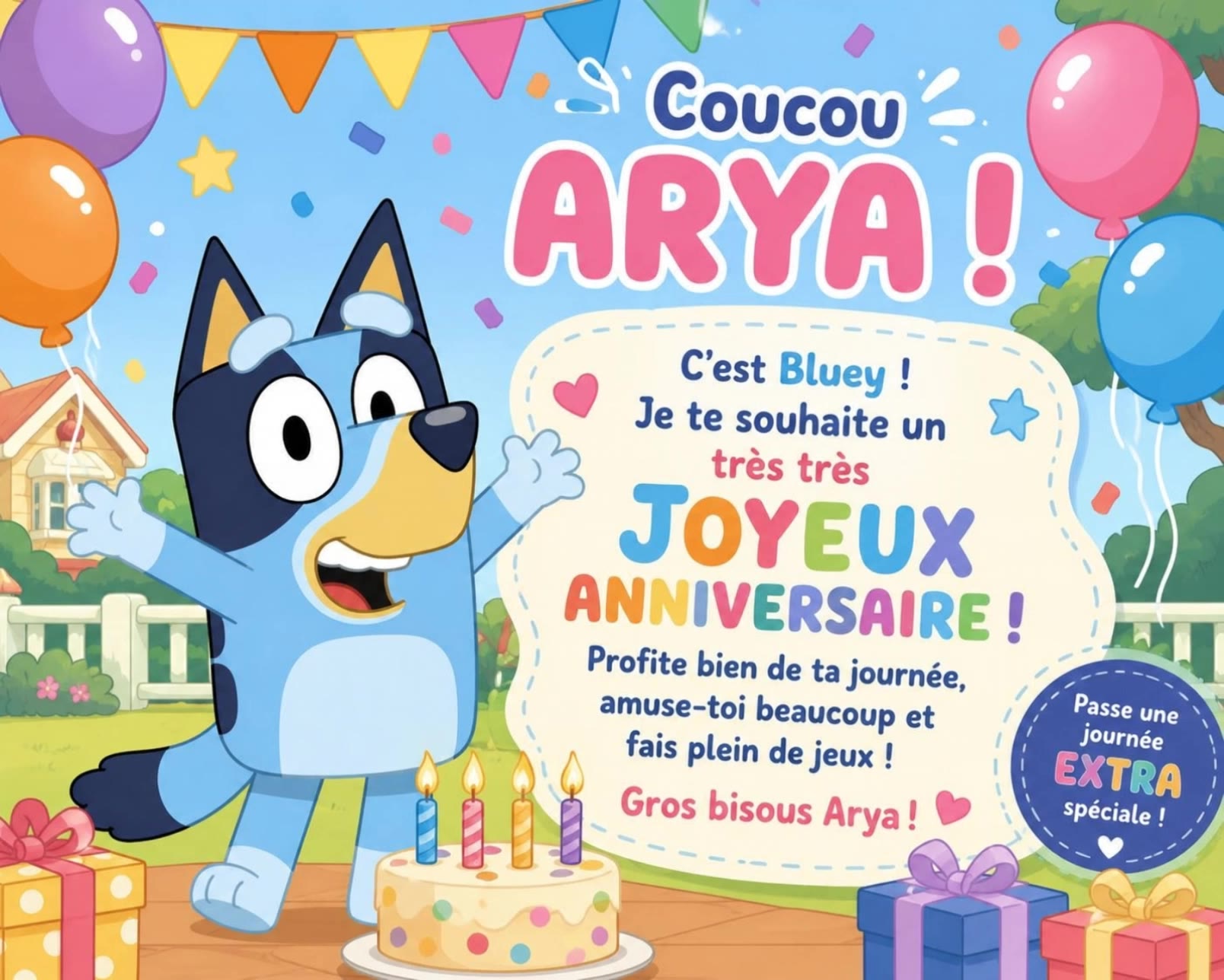 Kling AI work 318251418503694 - customize birthday card AI video