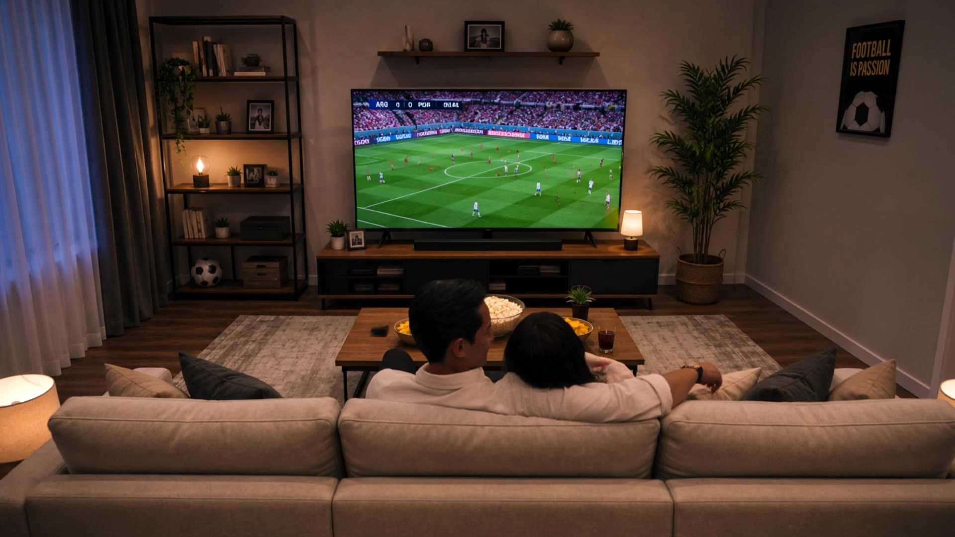 watching match world cup - pre match warmup AI video