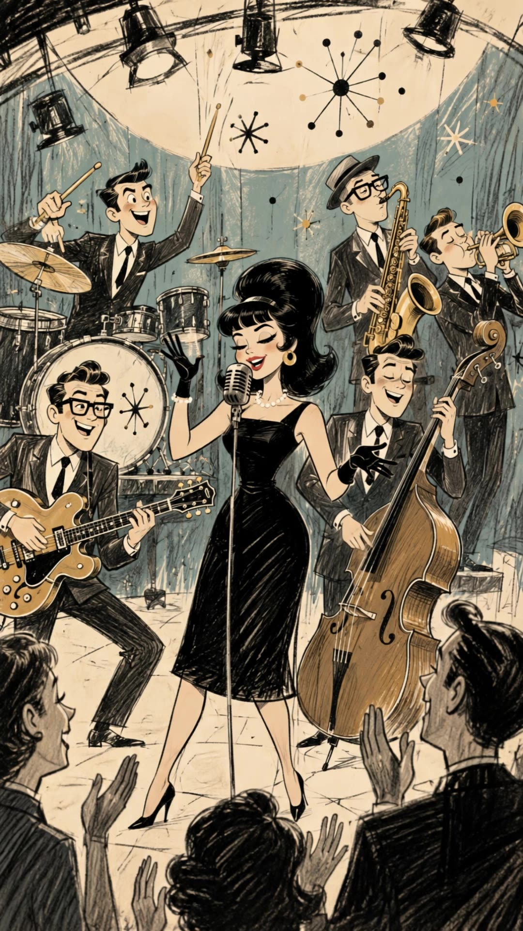 1960s Jazz - jazz music song AI video
