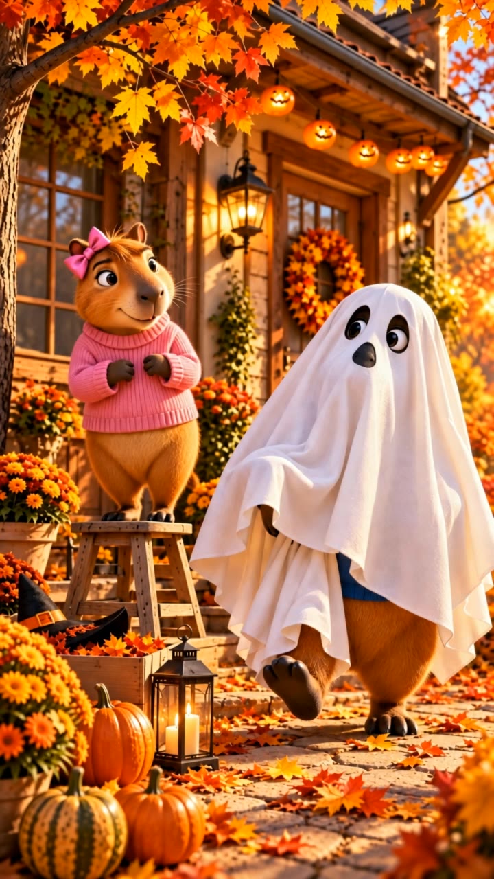 Halloween 🎃 - creepy halloween music AI video
