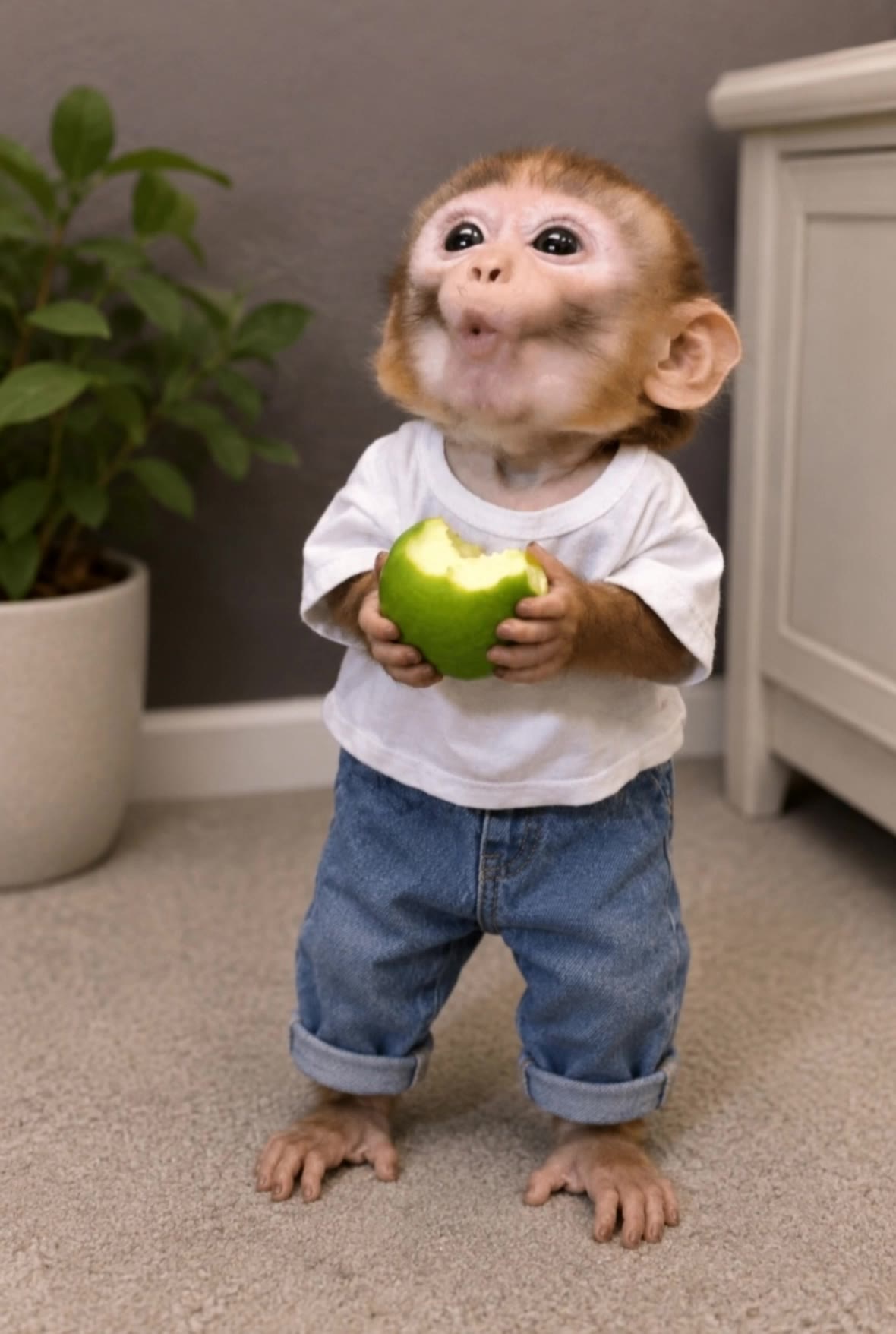 Kling AI work 316293835524397 - monkey style AI video