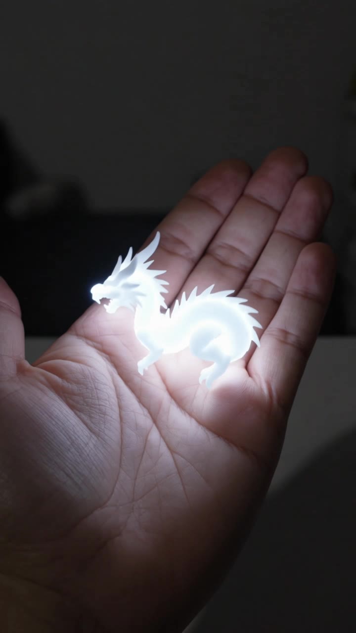 Kling AI work 317437943666242 - glow in the dark balloons AI video