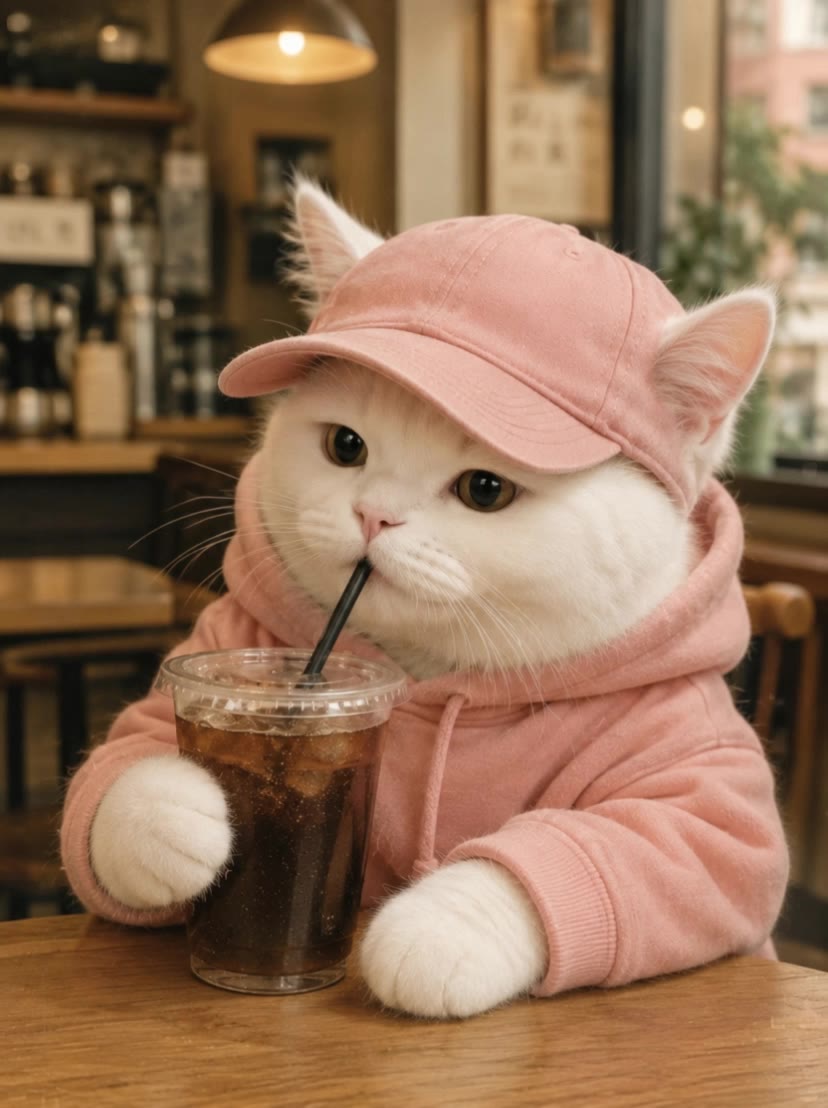 happy cat 😻 - cute cat ai AI video