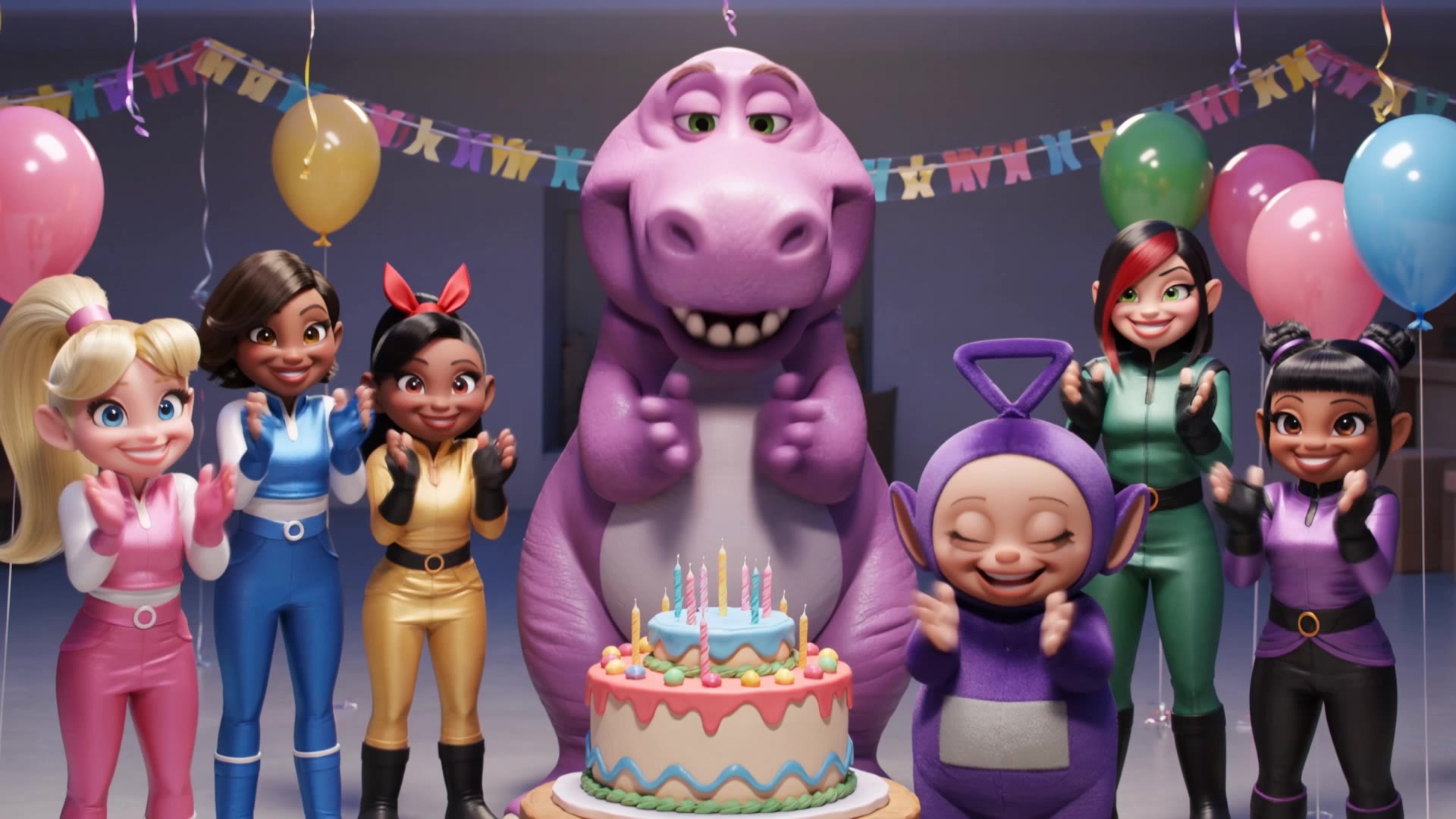 Kling AI work 313675052506552 - free animated happy birthday gif AI video