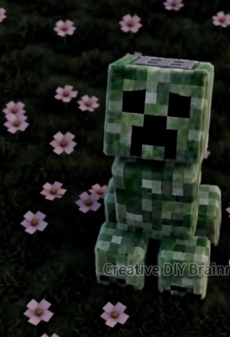 Kling AI work 313536336523640 - flies minecraft AI video