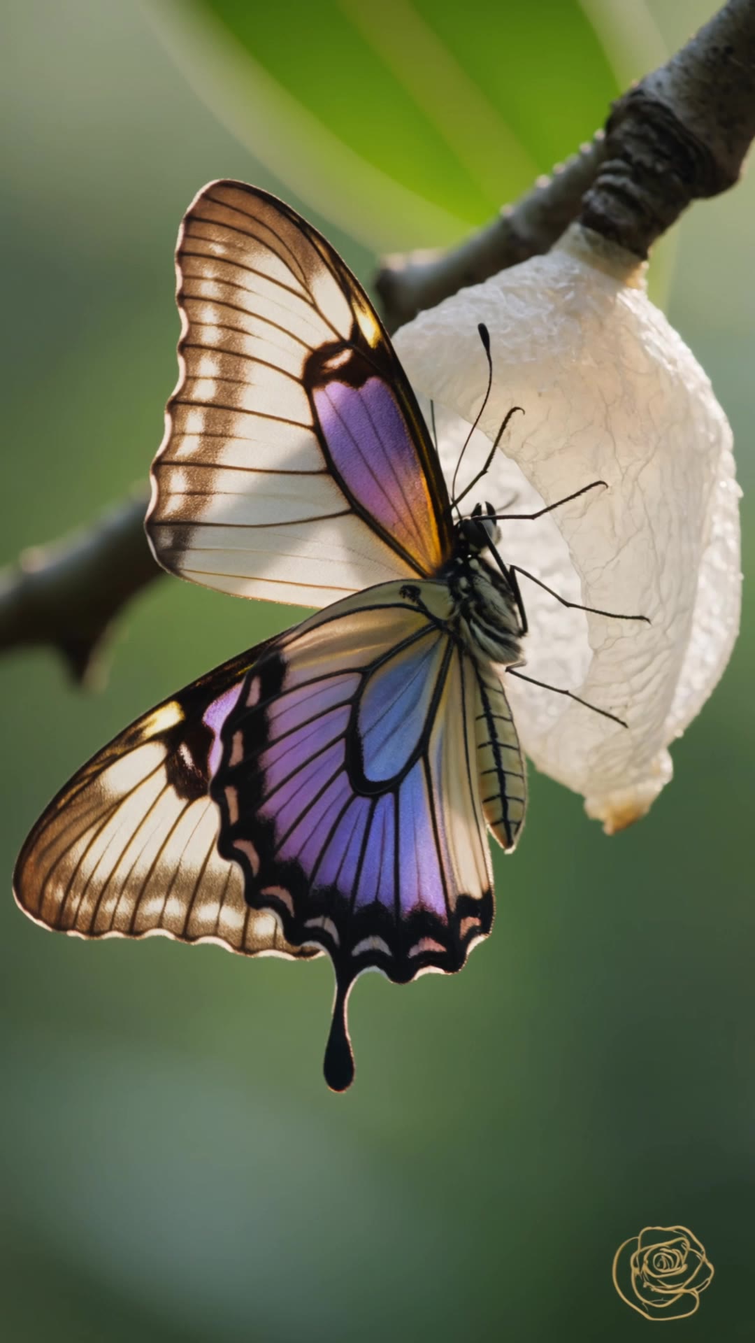 Kling AI work 315004071615940 - butterfly ai wallpaper AI video