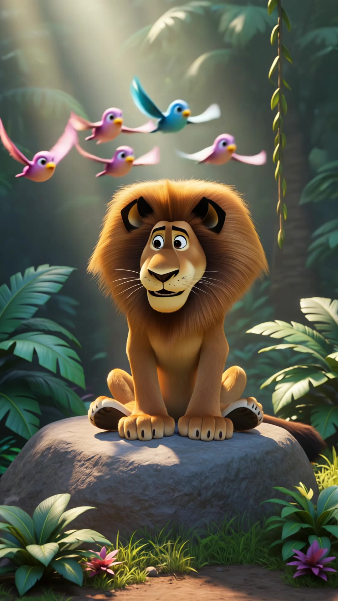 Kling AI work 306580789536887 - rock animation AI video