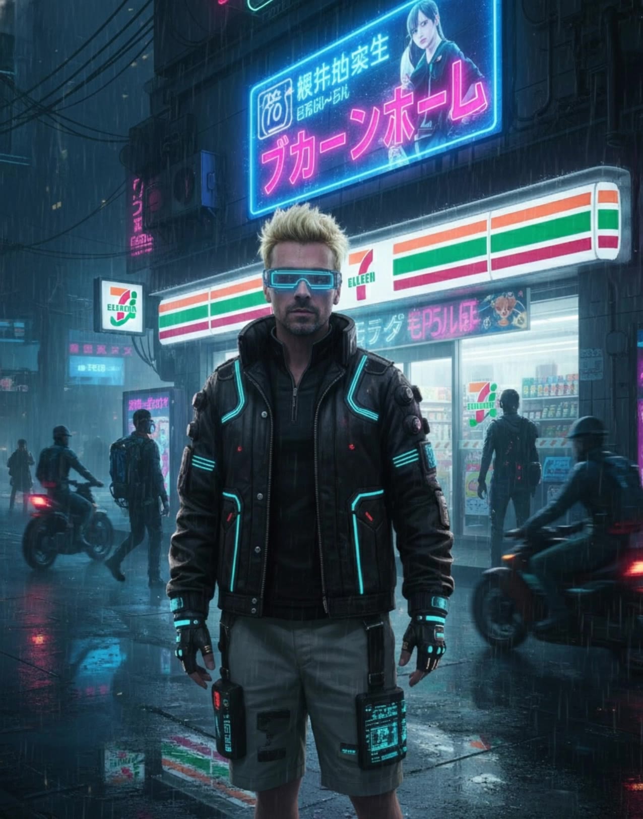 Kling AI work 300875423652903 - fingers cyberpunk AI video