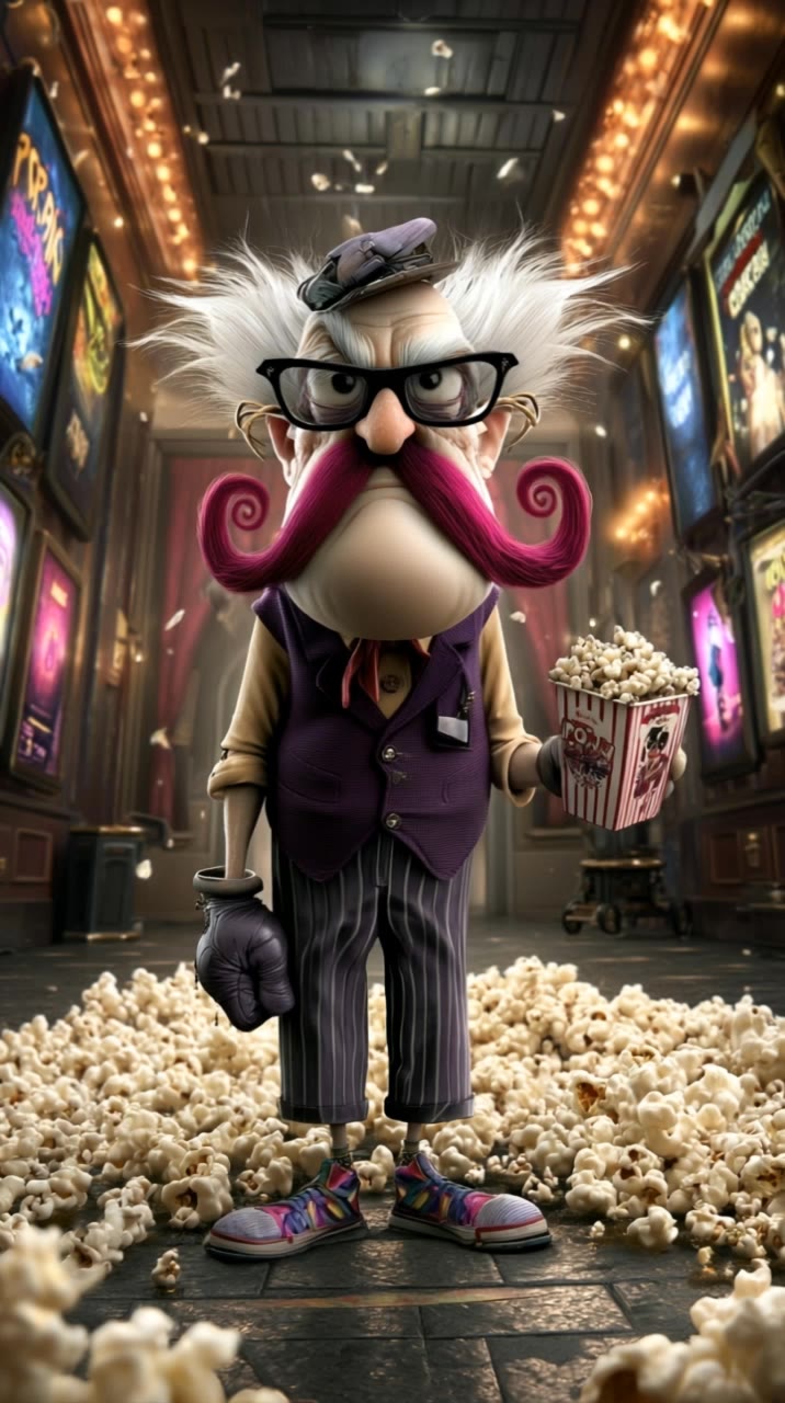 Kling AI work 319780641613401 - crack popcorn AI video